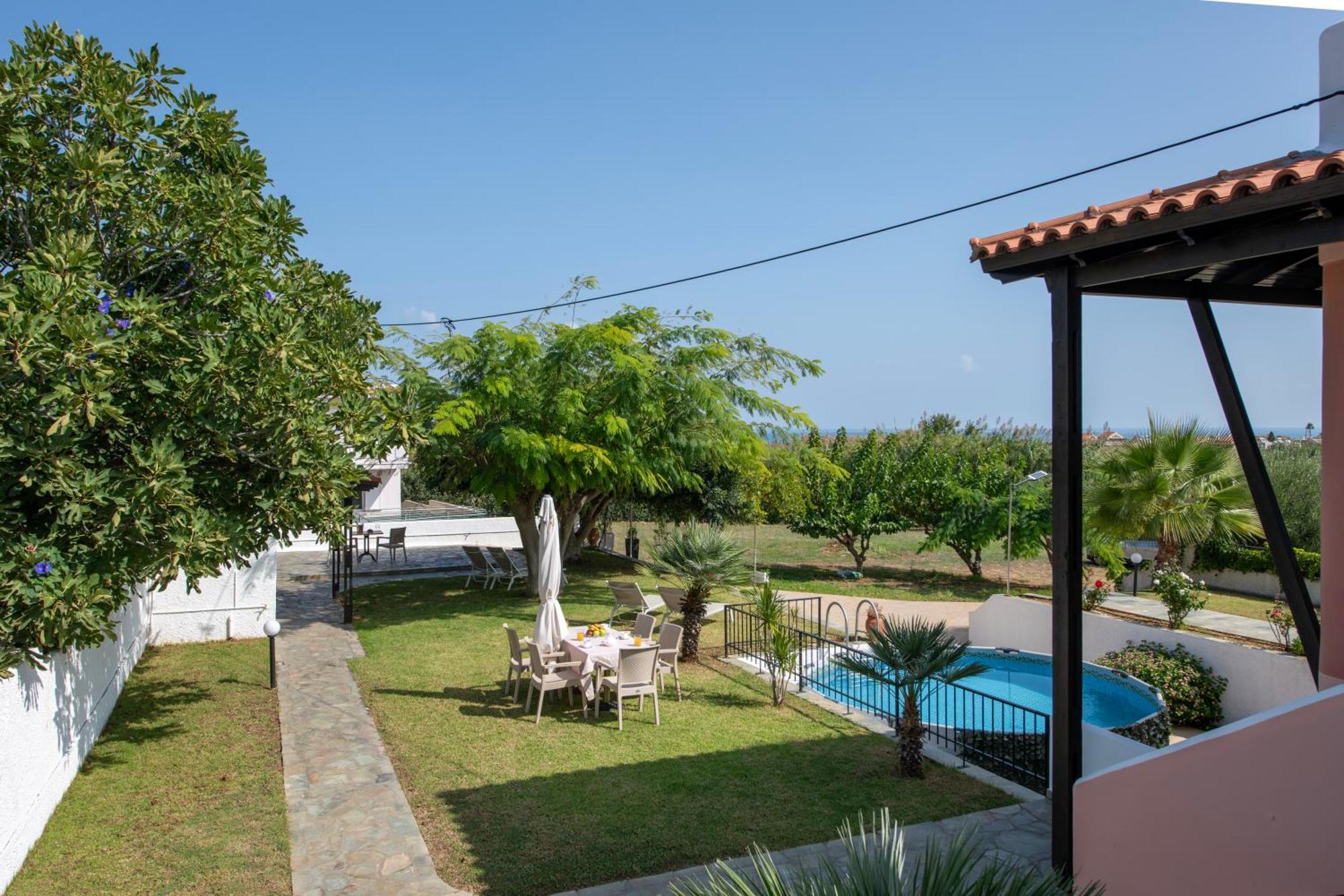 Villa Eleni 100M From The Sea Rapanianá Extérieur photo