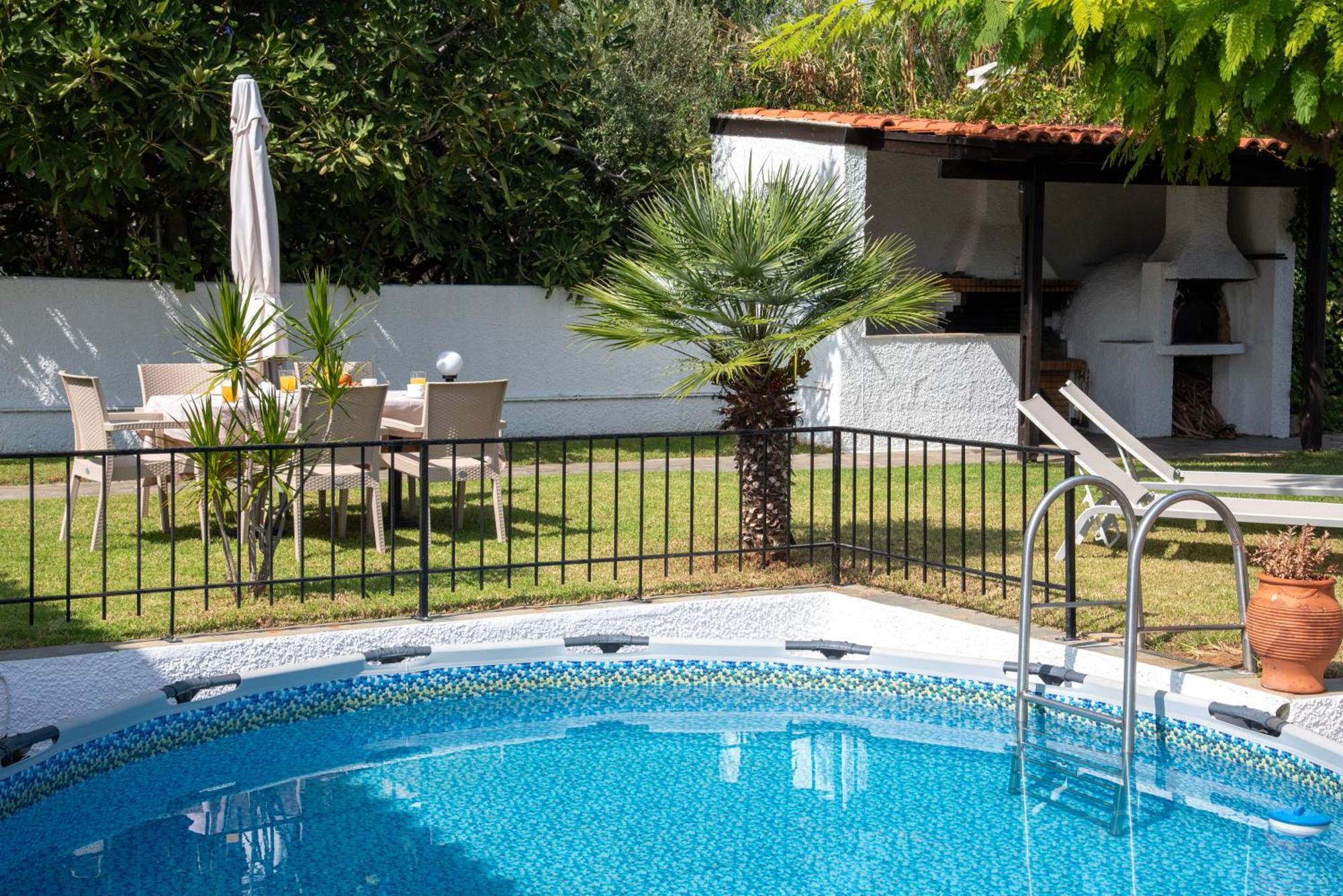 Villa Eleni 100M From The Sea Rapanianá Extérieur photo