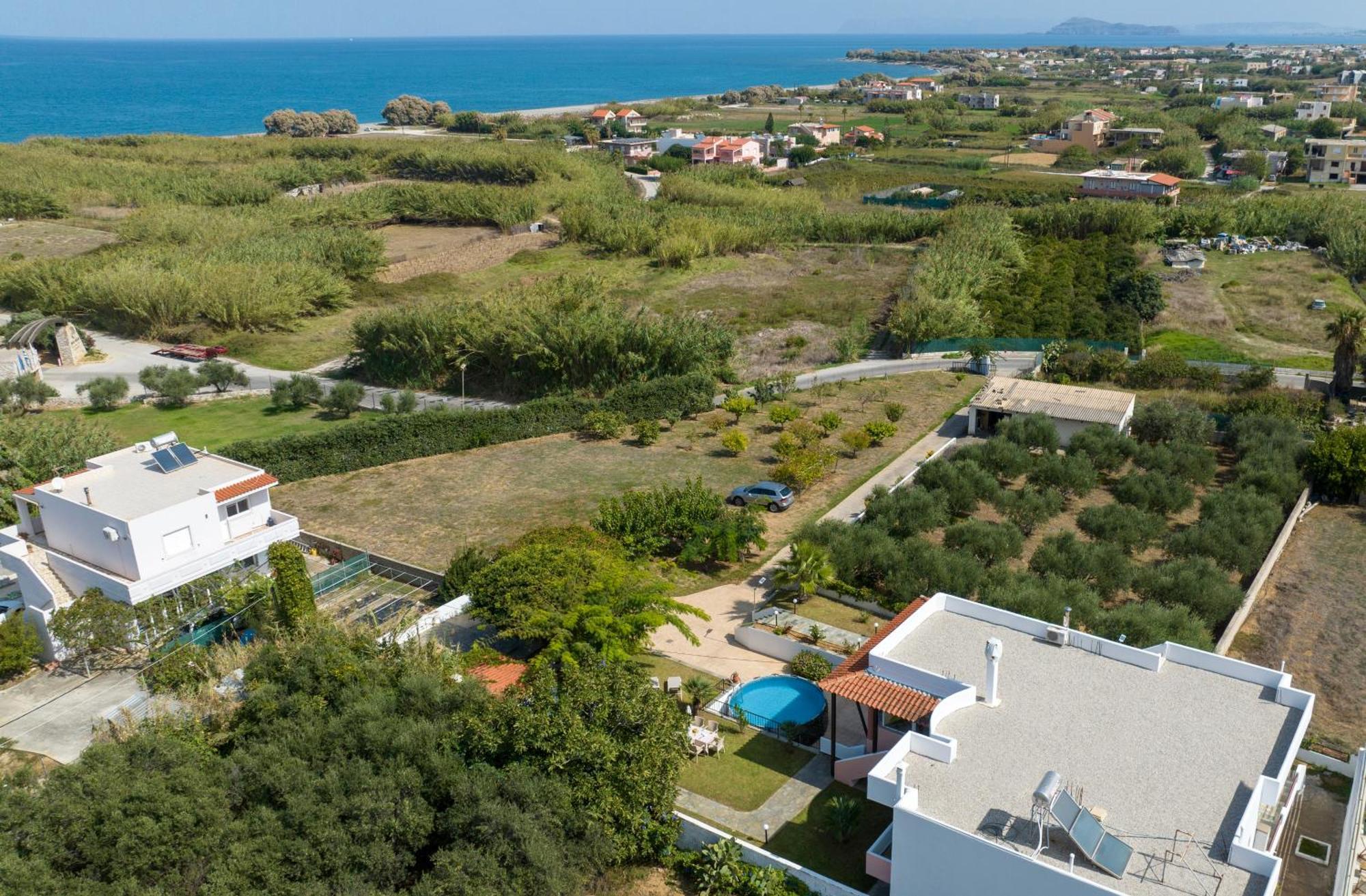 Villa Eleni 100M From The Sea Rapanianá Extérieur photo