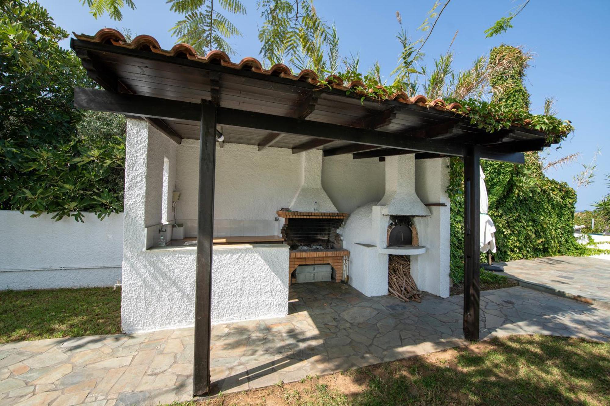 Villa Eleni 100M From The Sea Rapanianá Extérieur photo