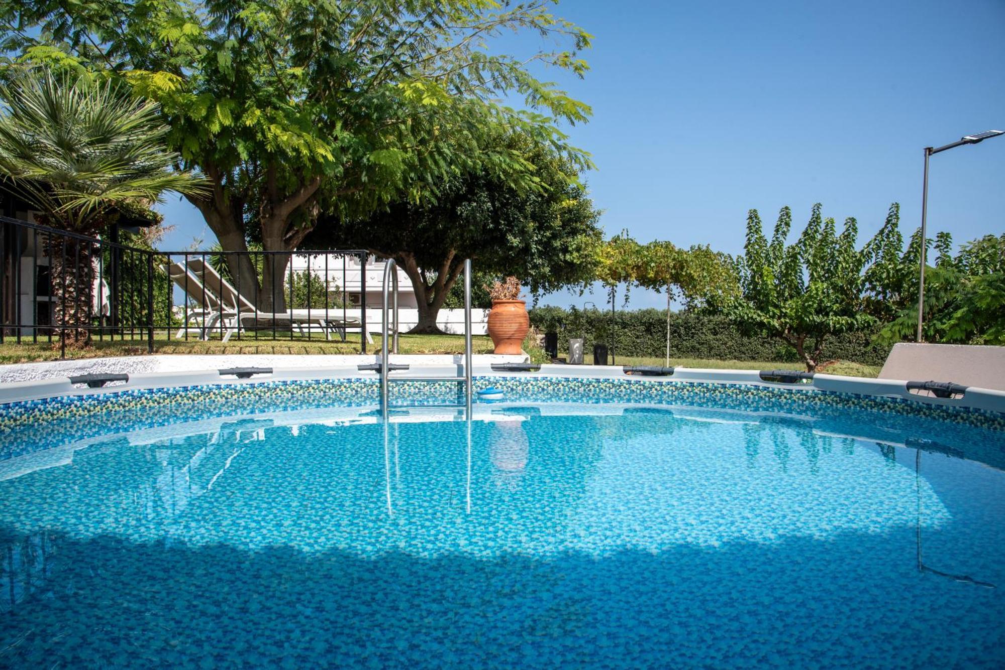 Villa Eleni 100M From The Sea Rapanianá Extérieur photo